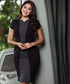 Two Tone Triangle Panel Dress
